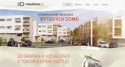 Desktop Screenshot of 3d-vizualizace.cz