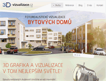 Tablet Screenshot of 3d-vizualizace.cz